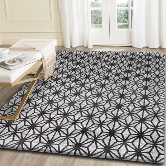 Matisse Dark Grey Web Rug - /products/morisot-dark-grey-web-rug
