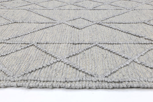 Himalaya Interweave Tribal Grey Wool Rug - /products/himalaya-interweave-tribal-grey-wool-rug