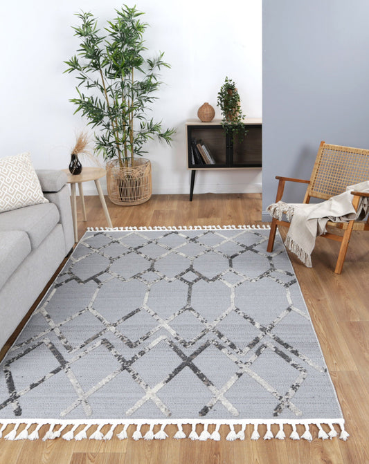Ares Meliac Geomteric Grey and Taupe Rug - /products/ares-meliac-geomteric-grey-and-taupe-rug