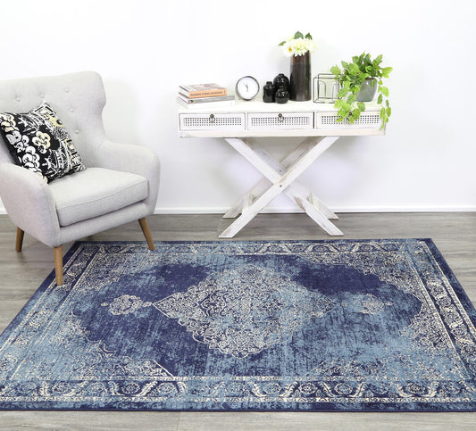 Ariana Distressed Navy Rug - /products/ariana-distressed-navy-rug