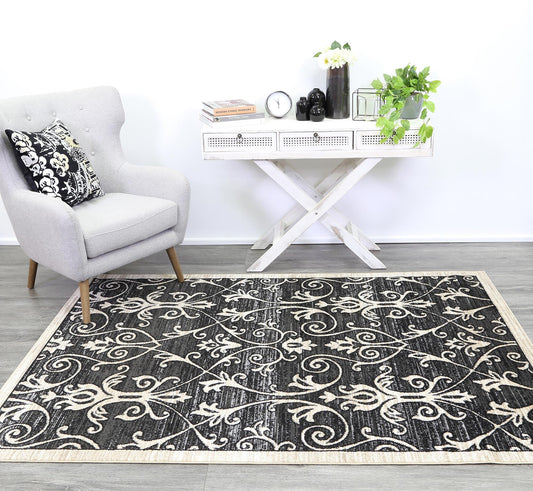 Ariana Vines Grey Beige Rug - /products/ariana-vines-grey-beige-rug