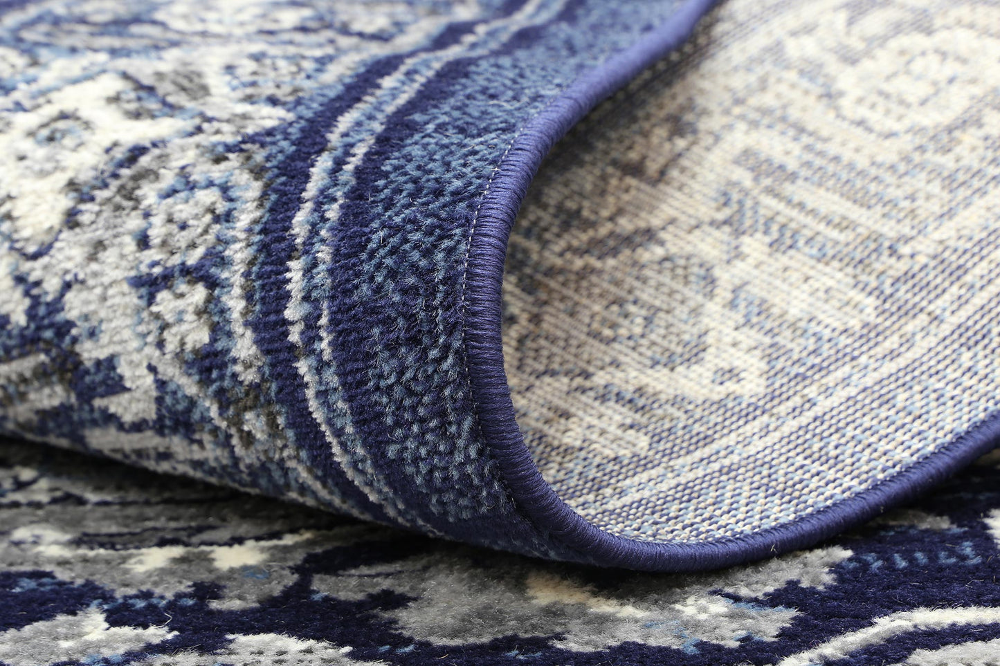 Ariana Tranistional Navy Rug