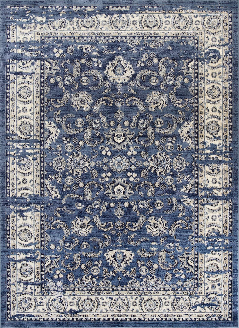 Ariana Ziegler Distressed Navy Rug
