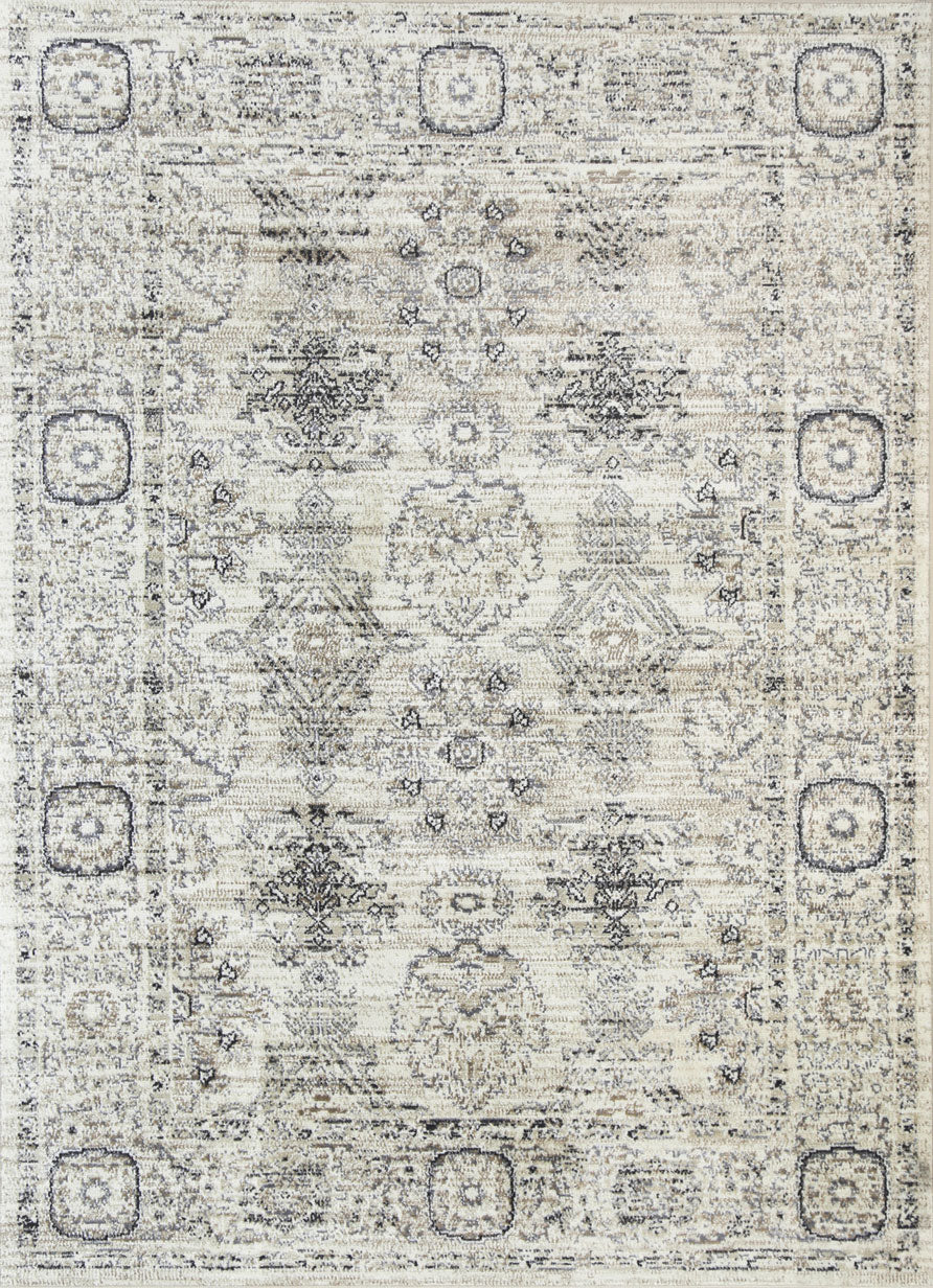 Ariana Ziegler Cream Grey Rug