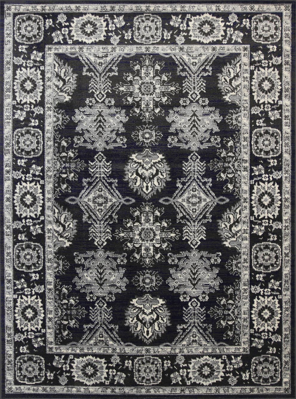 Ariana Ziegler Navy Grey Rug