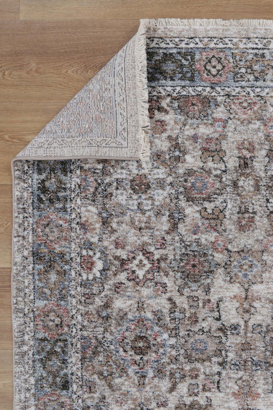 Baile Vintage Cedercroft Beige/Rust Rug - /products/baile-vintage-cedercroft-beige-rust-rug