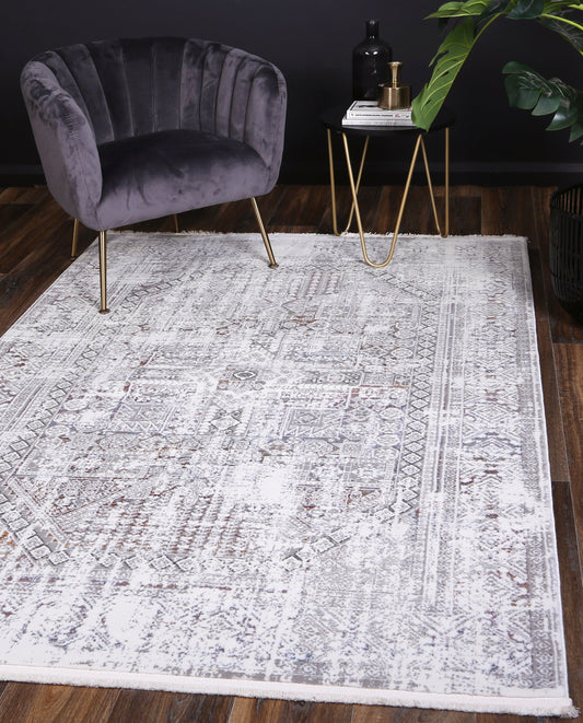 Bohemian Paradise Panel Grey Multi Rug - /products/cordelia-panel-grey-multi-rug