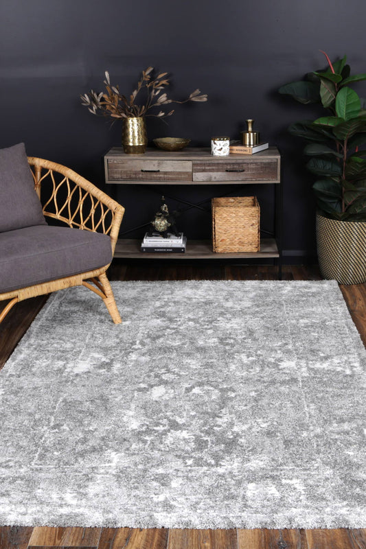 Century Claudius Grey Plush Rug - /products/cent06