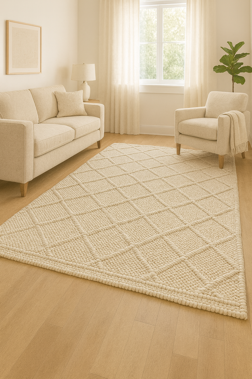 Geometric Diamonds Handmade Rug Collection Online