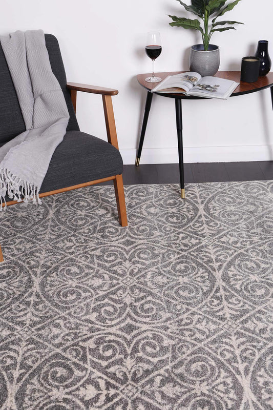 Delicate Katherine Grey & Ivory Rug - /products/delicate-katherine-grey-ivory-rug