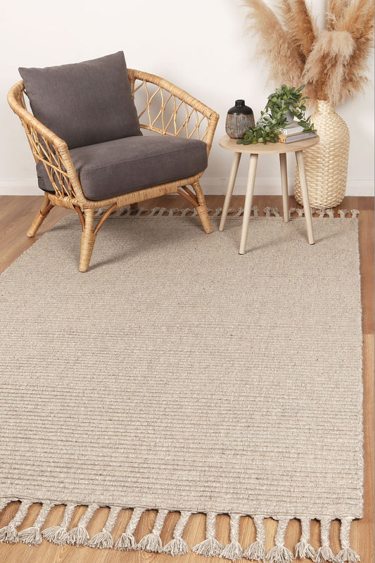 Goa Textured Wool Blend Ash Rug - /products/goa-d1-ash