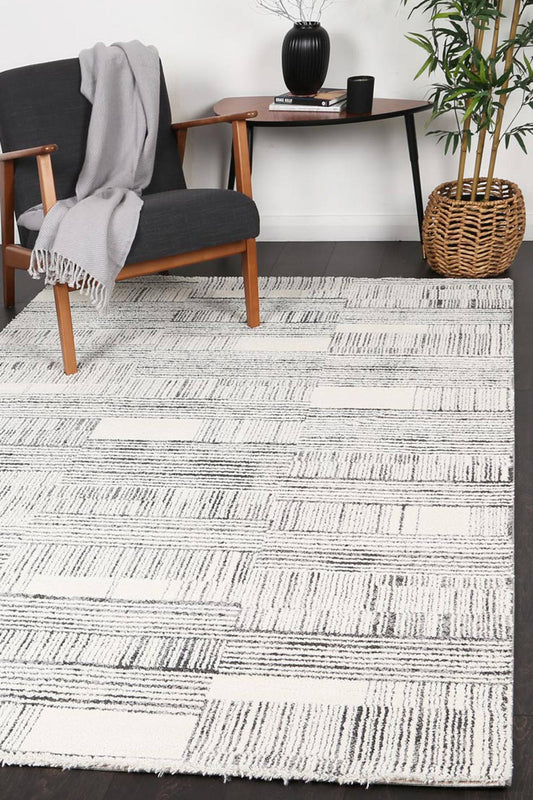 Legend Pan Geometric Light Grey Rug - /products/lege02-l-grey