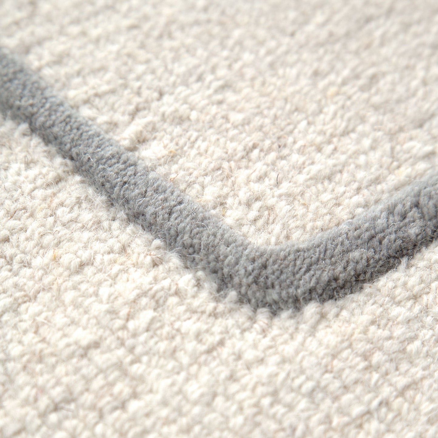 Les Nomades Souk Cream / Grey Wool Rug