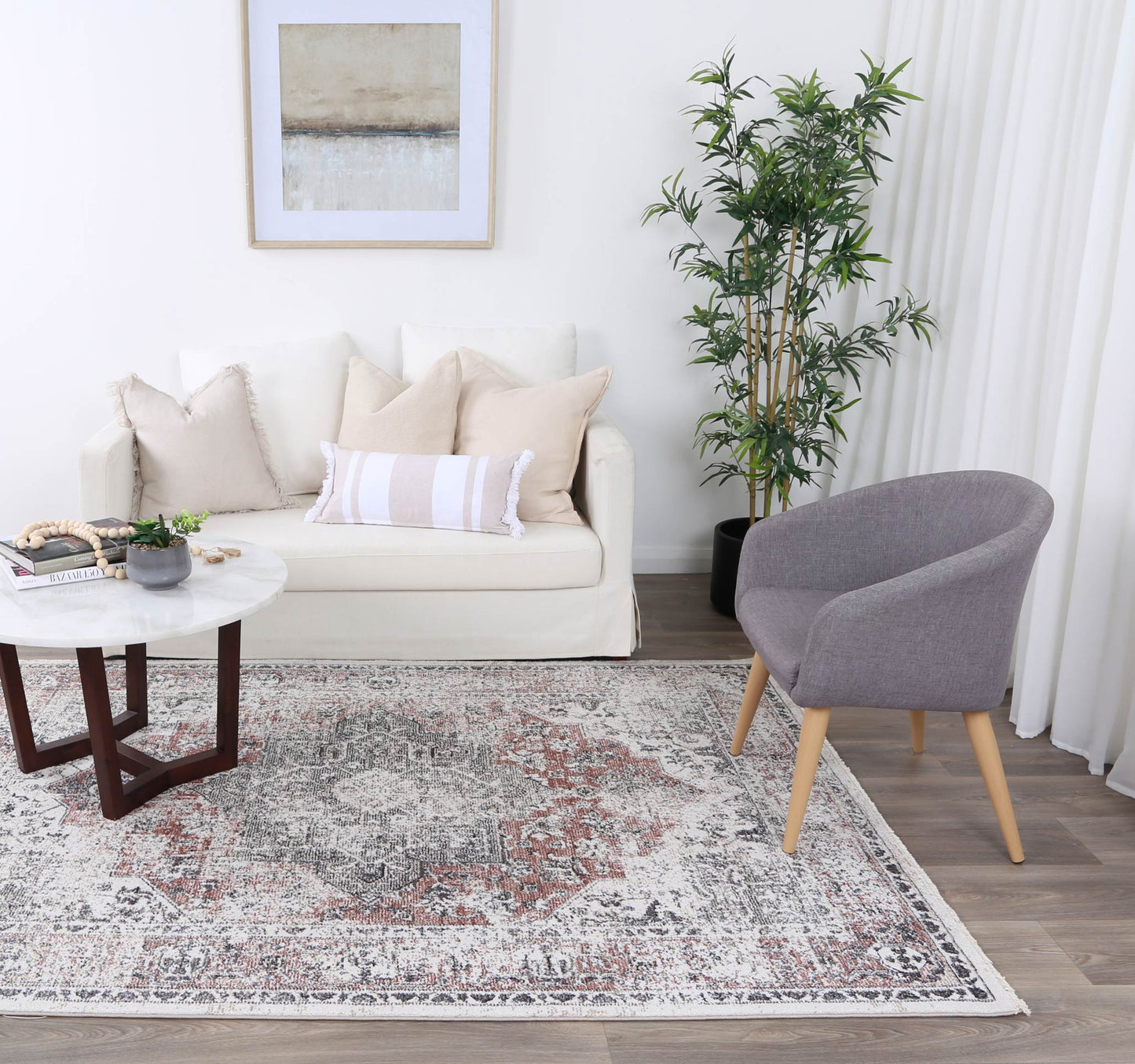 Melbourne Chintz Multi Traditional Soft Rug