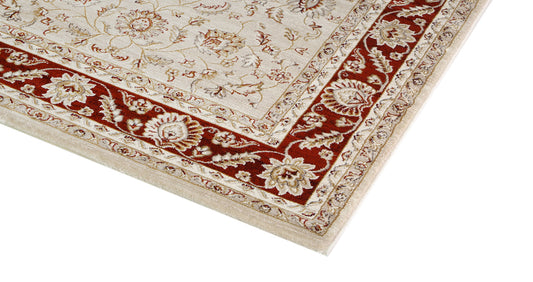 Prague Francesca Cream & Red Traditional Rug - /products/prague-13414-10