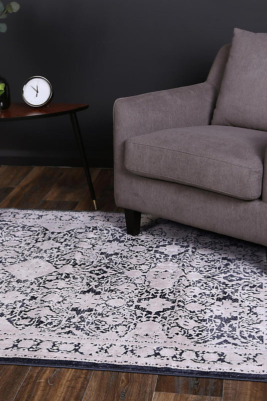 Rapsody Rossini Navy Traditional Rug - /products/rapsody-manne-navy-rug