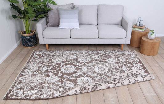 Rustic Vineyard Beige Contemporary Rug - /products/rust6122beige