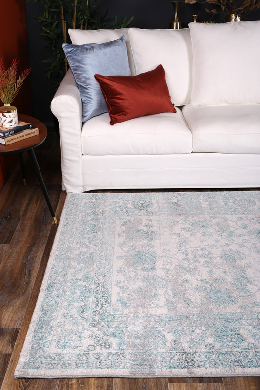 Salsa Peony Ivory & Blue Transitional Rug - /products/salsa-peony-ivory-blue-transitional-rug