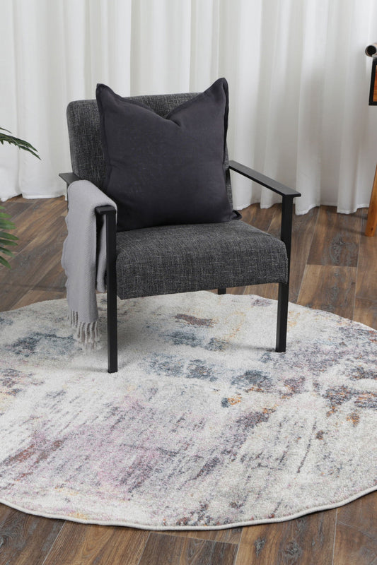 Saint Verada Abstract Multi Round Rug - /products/saint-abstract-multi-round-rug