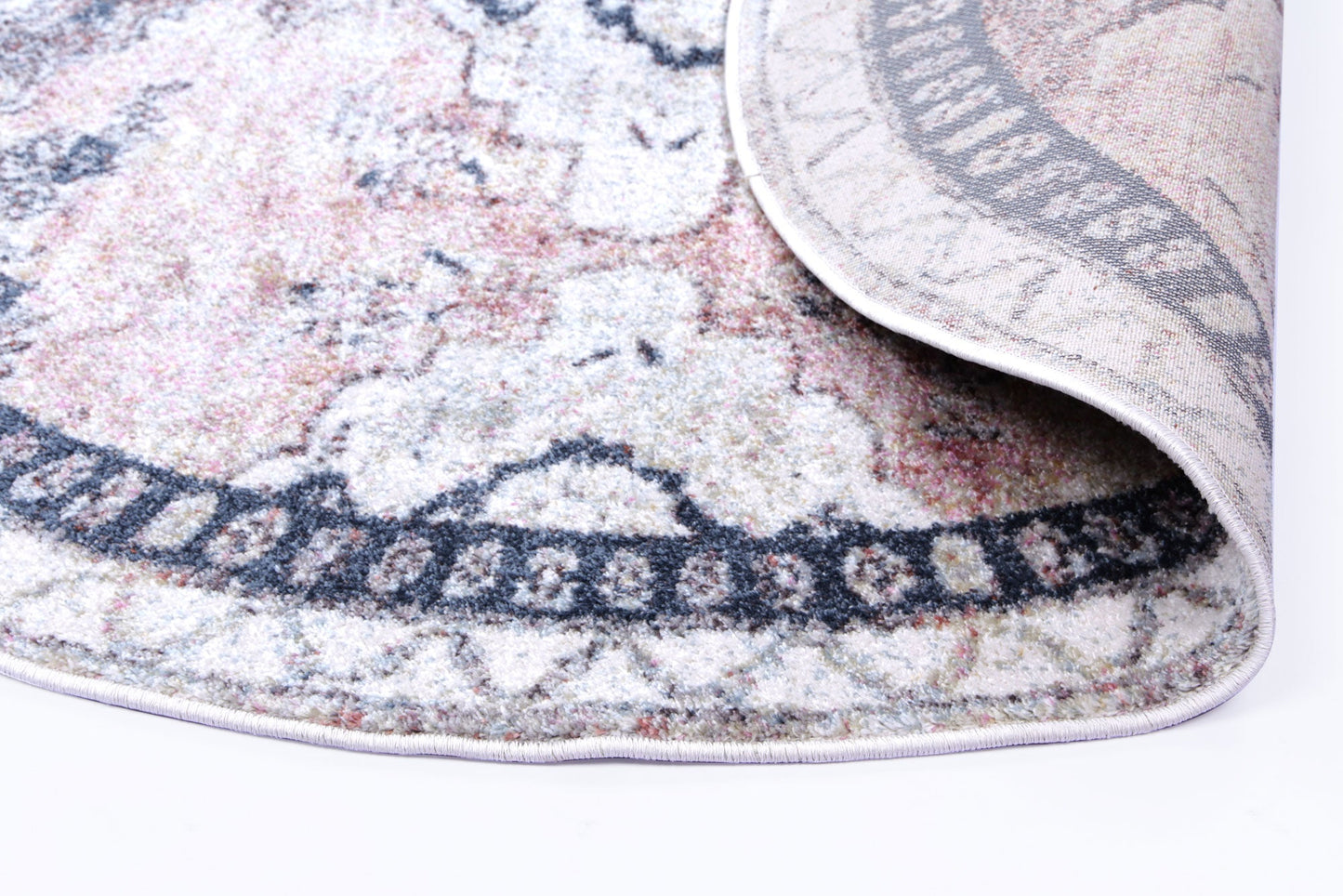 Saint Galisteo Ombre Vintage Round Rug