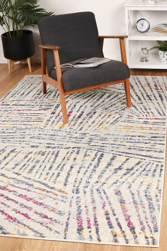 Silia Liotta Multi Geometric Rug - /products/sicily-sici17-multi