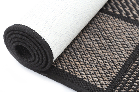 Sisalo Grey Square Shape Patterned Ikat Rug - /products/sisalo-grey-square-shape-patterned-ikat-rug