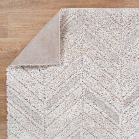 Tender Chevron Beige Shag Rug - /products/tender-chevron-beige-shag-rug