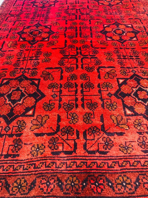 Khal Handmade Rug with Intricate Patterns (125 x 80 cm)