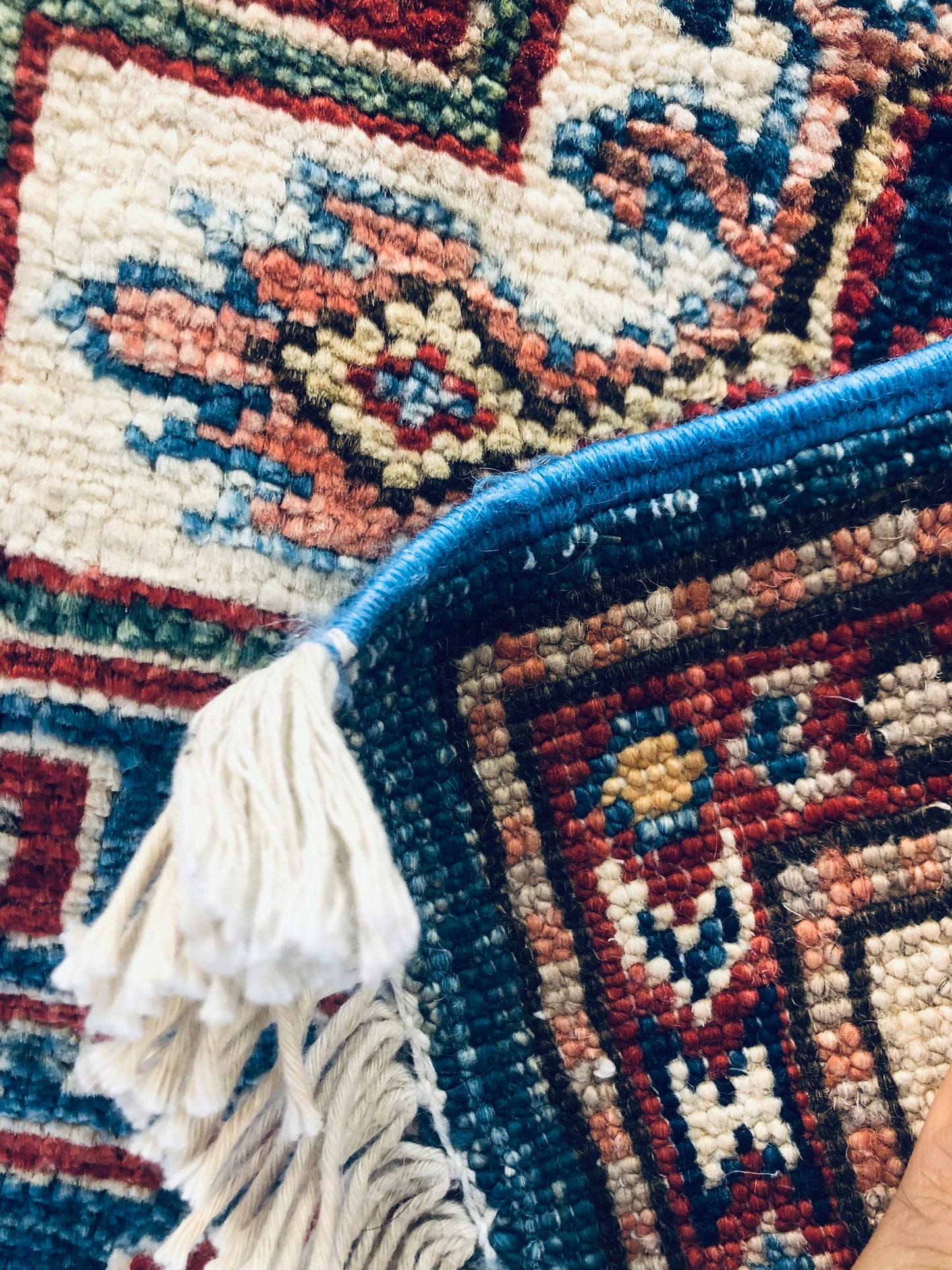 Fantastic Superfine Kazak Rug with Natural Vegetable Dyes (167 X 72 cm)