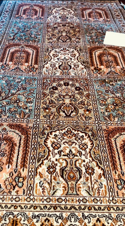 Guaranteed Original Hand Knotted Silk Wool Rug (90 x 150 cm)