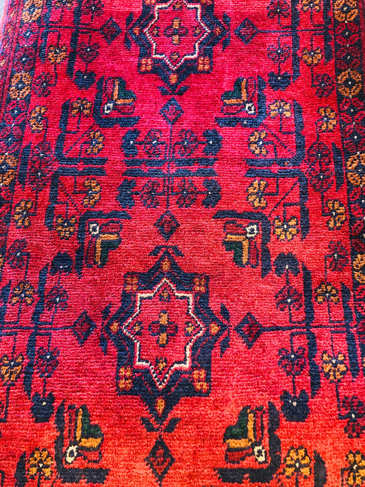 Khal Hand Knotted Tribal Rug with Natural Dyes (120 X 83 cm)Khal Hand Knotted Tribal Rug with Natural Dyes (120 X 83 cm) - /products/khal-hand-knotted-tribal-rug-100-x-53-cm