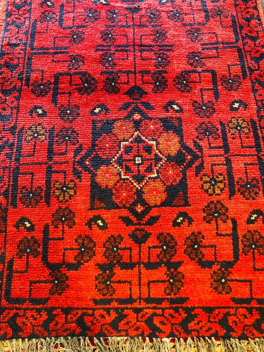 Khal Handcrafted Mohammadi Rug in Traditional Design (103 X 51 cm)Khal Handcrafted Mohammadi Rug in Traditional Design (103 X 51 cm) - /products/khal-handcrafted-mohammadi-rug-103-x-51-cm