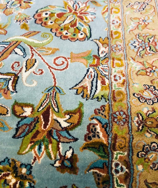 Handmade custom rugs AustraliaThis attractive piece is SILK on SILK with quality of 24 x 24 - /products/handmade-custom-rugs-australia-kashmiri-silk