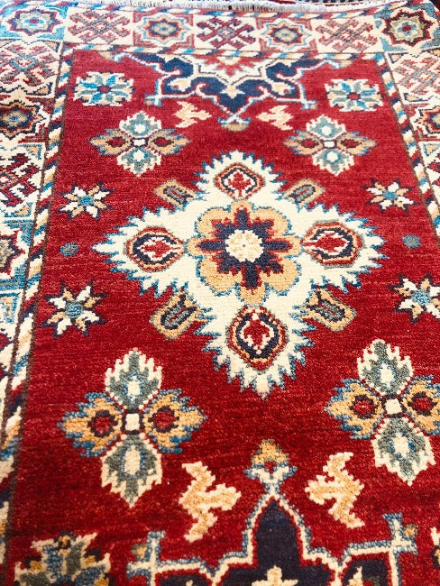 Pure Hand Spun Wool Pile On Cotton Base Handmade Woven Rugs Canberra (90 X 60 cm)