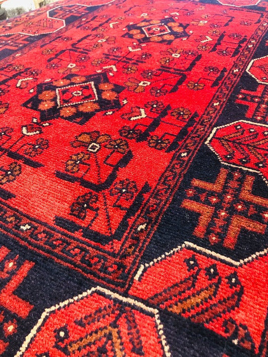 Khal Hand Knotted Traditional Wool Rug with Classic Patterns (100 X 150 cm) - /products/khal-hand-knotted-traditional-wool-rug