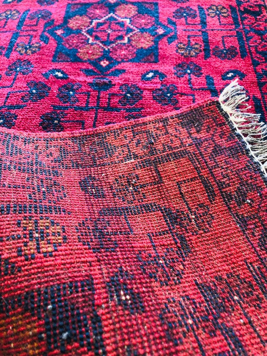 Khal Handcrafted Mohammadi Rug in Traditional Design (103 X 51 cm) - /products/khal-handcrafted-mohammadi-rug-103-x-51-cm