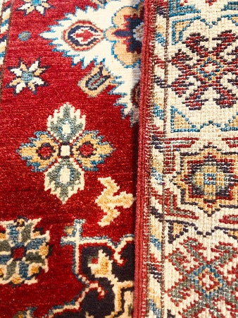 Pure Hand Spun Wool Pile On Cotton Base Handmade Woven Rugs Canberra (90 X 60 cm)