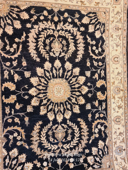 Hand Knotted Chubi Wool Rug (150 x 210 cm) | Authentic Wool Rugs Online – Magic Rugs - /products/hand-knotted-chubi-wool-rug-150-x-210-cm