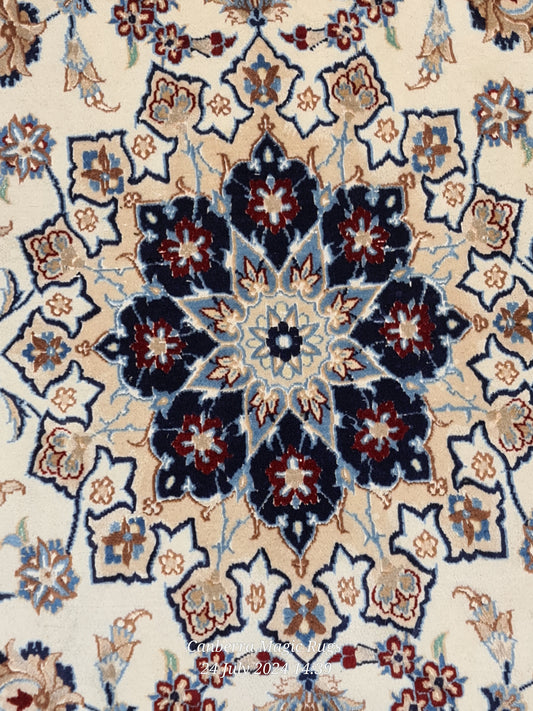 Persian Nain Handcrafted Rug 130x210 CM – Durable for High-Traffic Areas - /products/persian-nain-rug-for-high-trafficking-area-130-x-210-cm