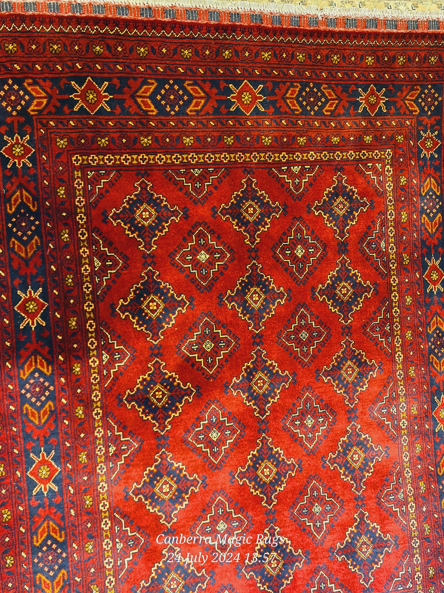 Beautiful and Durable Kundoz Rug (150 x 200 cm) | Authentic Kundoz Afghan Rugs – Magic Rugs