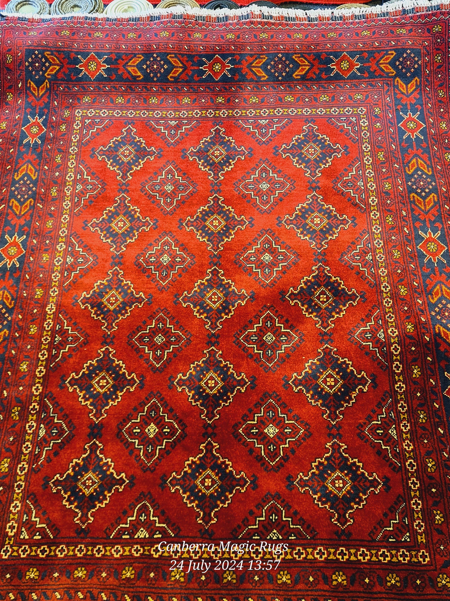 Beautiful and Durable Kundoz Rug (150 x 200 cm) | Authentic Kundoz Afghan Rugs – Magic Rugs