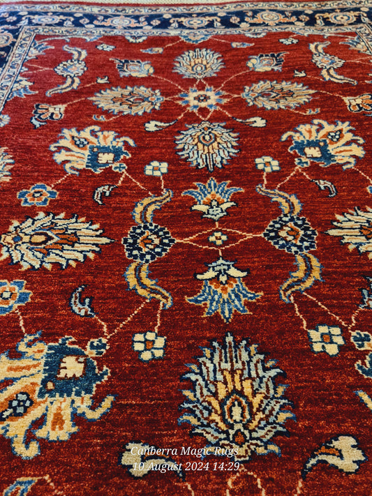 Lamb's Wool pile on cotton Based - /products/affordable-rugs-online-australia-super-kazak-120-x-185-cm