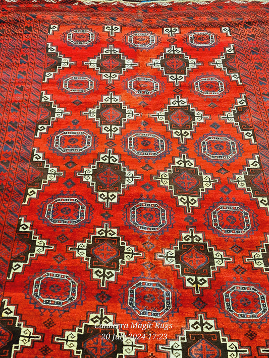 Adraskan Handmade Red and Cream Wool Rug Adraskan  (137 x 219 CM) - /products/adraskan-handmade-wool-rugs-australia-115-x-210-cm