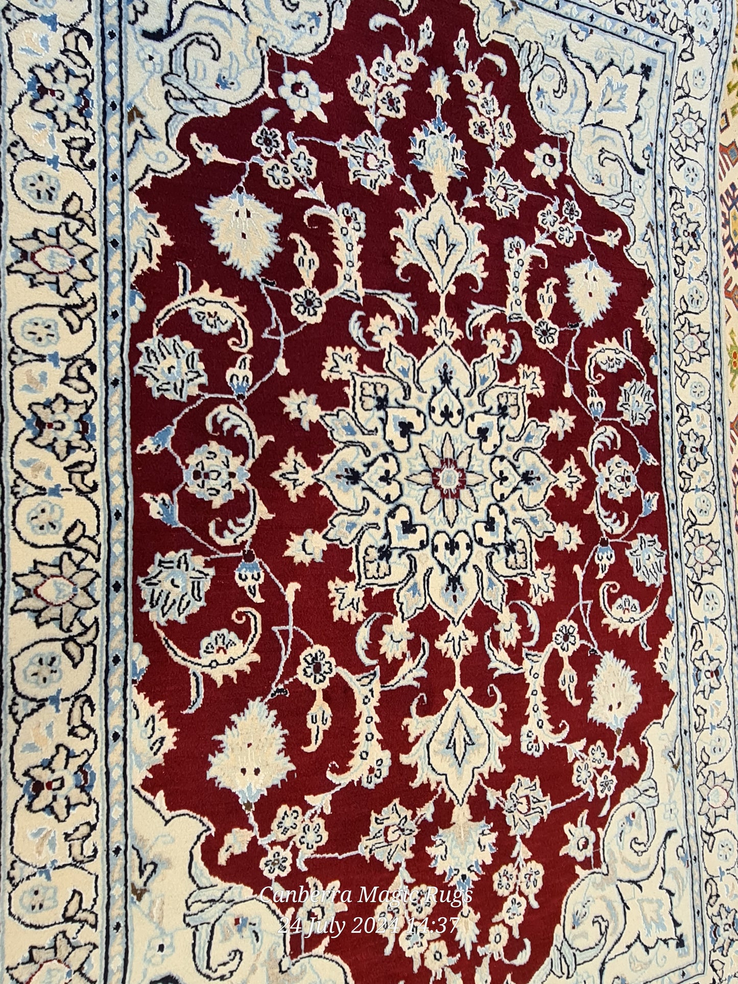 Persian Nain is Durable for High Trafficking Area (130 X 210 CM)