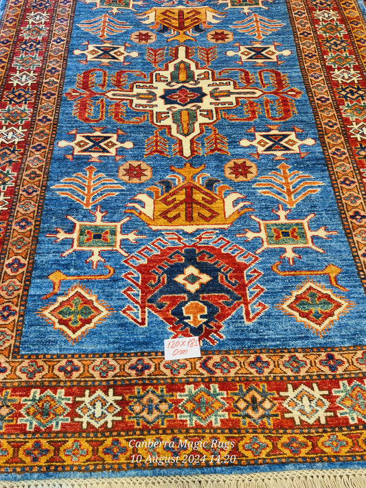 Afghan Kazak Rug - /products/persian-rugs-online-australia-super-kazak-125-x-185-cm