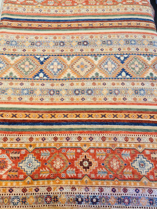 Superfine Attractive Pink Kazak Rug (120 x 180 cm) - /products/superfine-attractive-pink-kazak-rug-120x180cm