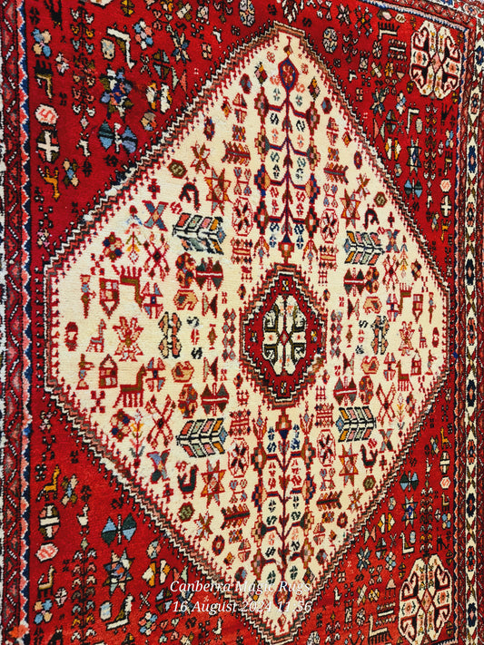 Persian Yalama hand knotted soft Lamb wool - /products/handmade-wool-rugs-105-x-150-cm