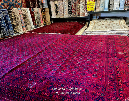 Bukhara Tribal Pattern Rug Handwoven (200 x 300 cm) - /products/bukhara-tribal-pattern-rugs-200x300-cm
