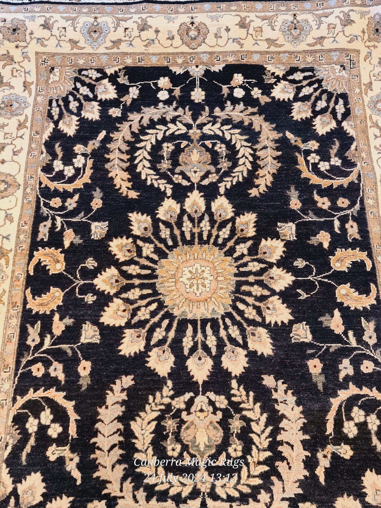 Hand Knotted Chubi Wool Rug (150 x 210 cm) | Authentic Wool Rugs Online – Magic Rugs