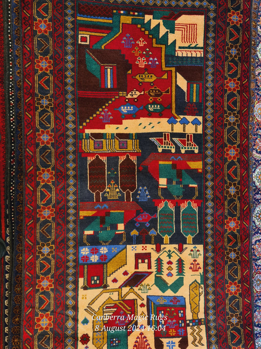 tribal adraskan rugsGeometric and Tribal Patterns of Adraskan Rugs – (106 x 195) cm - /products/geometric-tribal-pattern-adraskan-rugs-106-x-195-cm